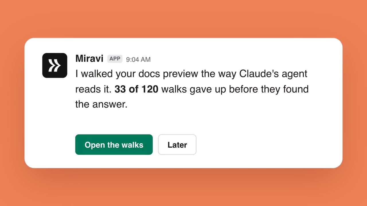The Miravi walk-through film